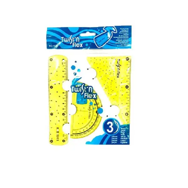 Twist'n Flex Set Of Flexible Rulers 3pcs / 1528 مجموعة مساطر مرنة