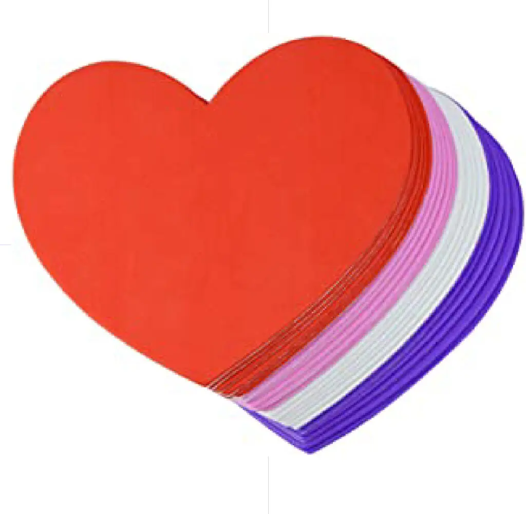 Foam Stickers HEARTS 75pcs EVA50078-M