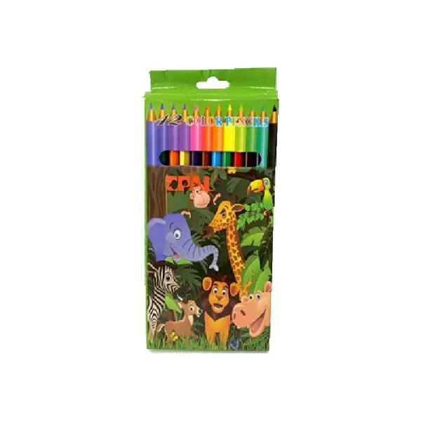 OPAL / B4S Coloring Pencils 12 Colors تلوين خشب 12 لون طويل