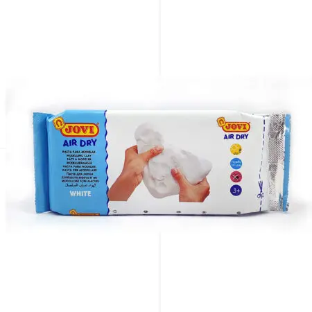 Jovi Natural Air Dry Clay 500g White / 85 معجون اشغال ابيض