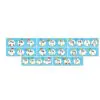 Funky Frogs Alphabet / Mini Bulletin Board Set 8pcs / CD-110264 كادر لوح