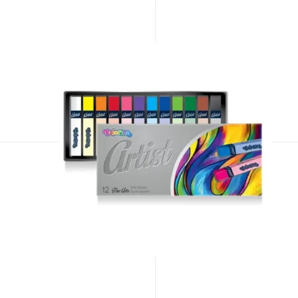 Colorino Artist Soft Pastels 12 Colors / 65238 تلوين باستيل طبشوري