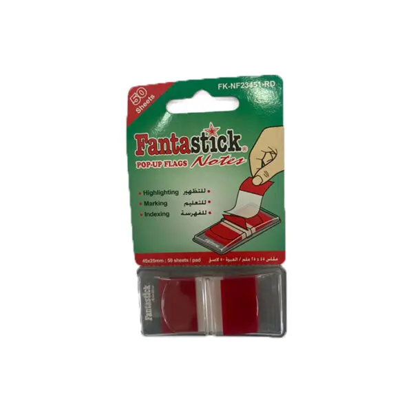 Fantastick pop-up FLAGS Notes 50sh 1 cl 45*25 FK-NF23451-RD