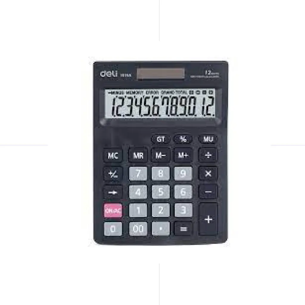 Deli Calculator 1519A / 0-00 / 12 digits الة حاسبة