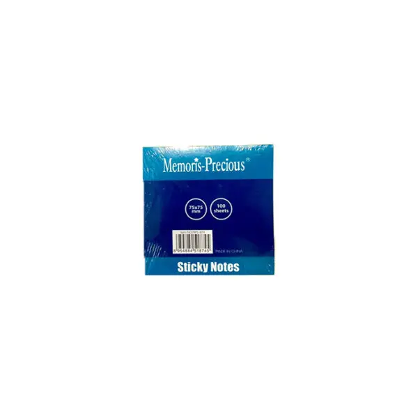 Sticky Notes Pastel 1 Col. 76*76mm 100sh Shrink / Memoris MP51874 ورق ملاحظات