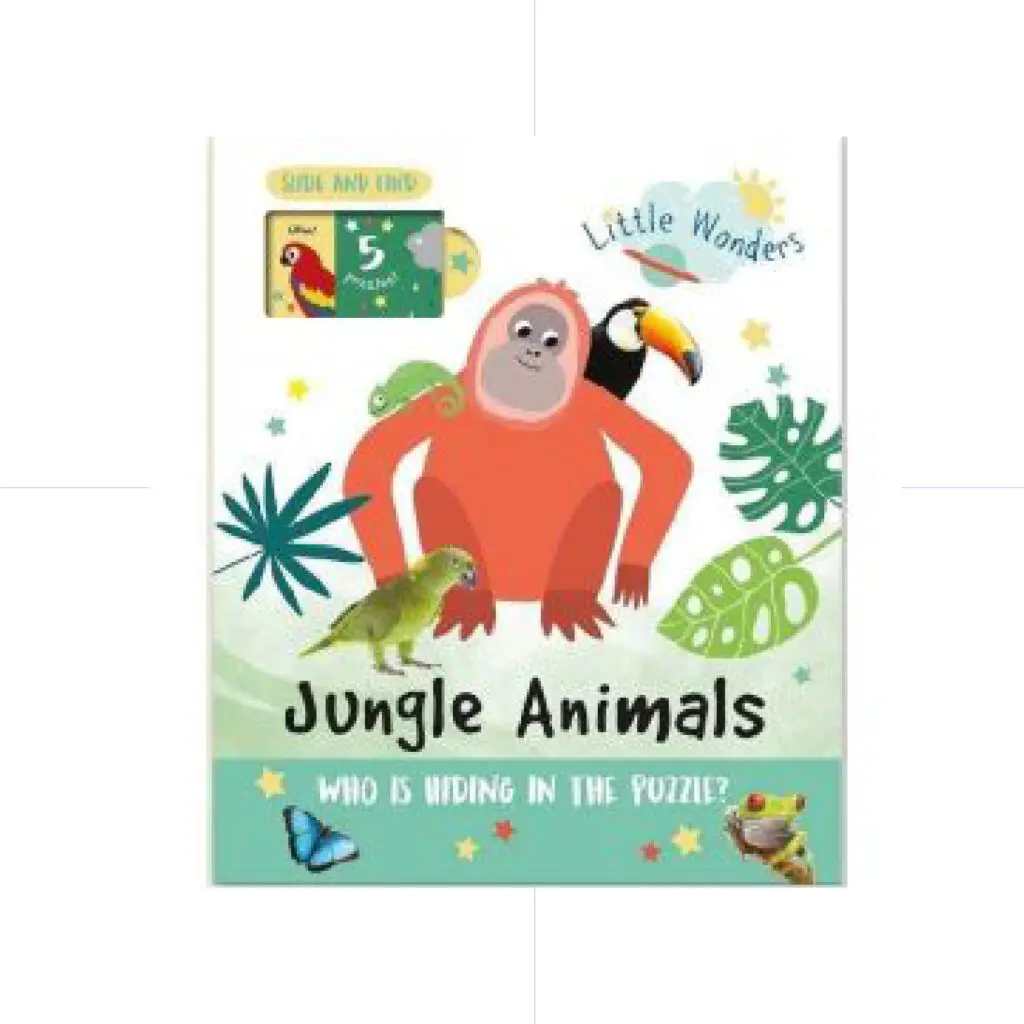 Little Wonders Puzzle Slider Books - Jungle Animals