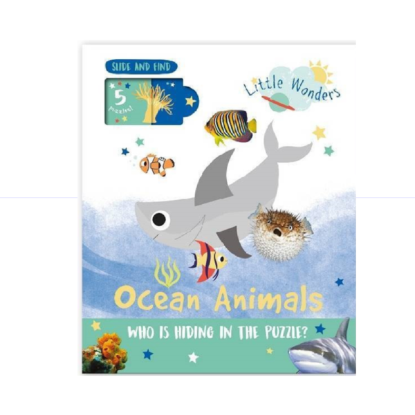 Little Wonders Puzzle Slider Books - Oceans Animals