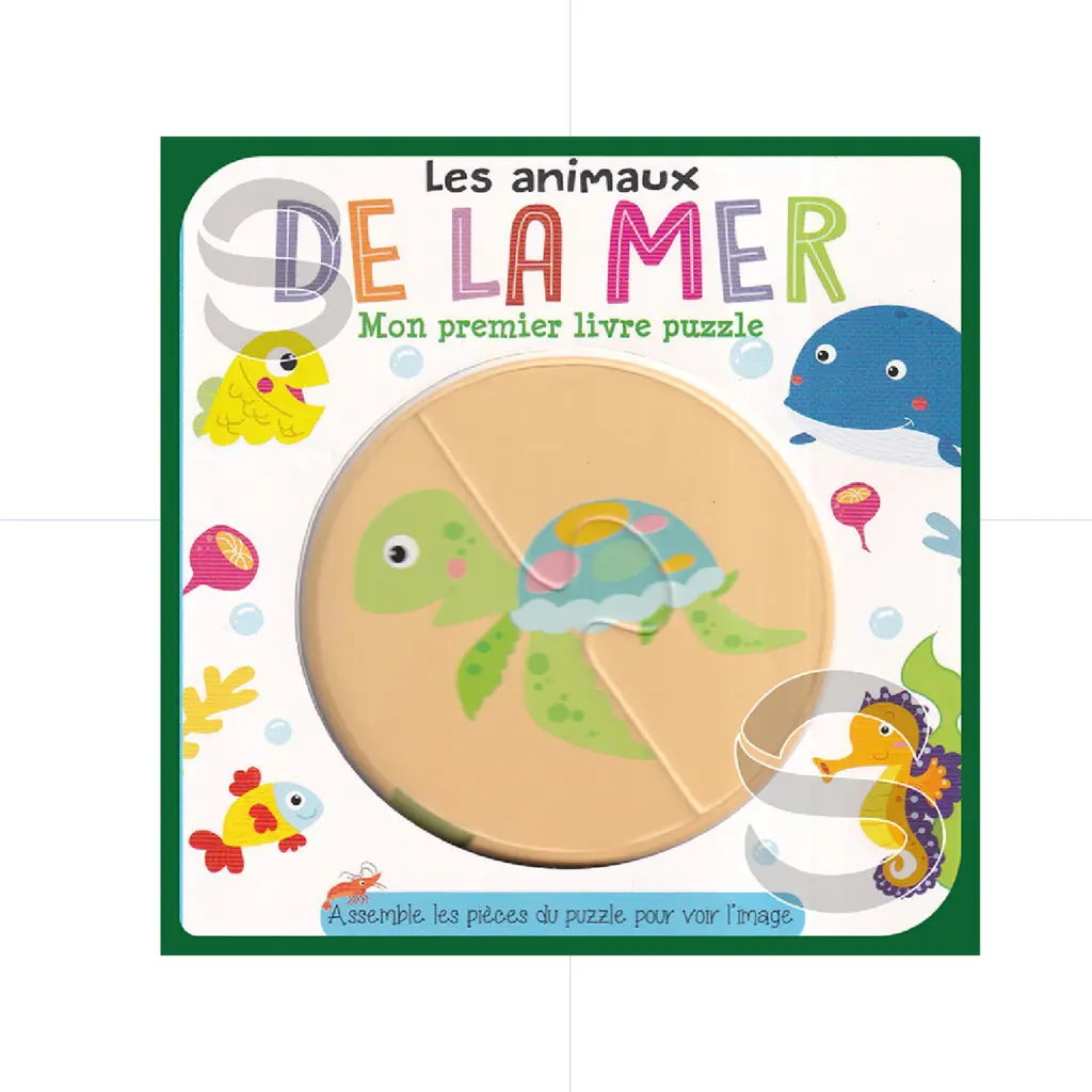 les animaux de la Mer -Mon Premier livre Puzzle