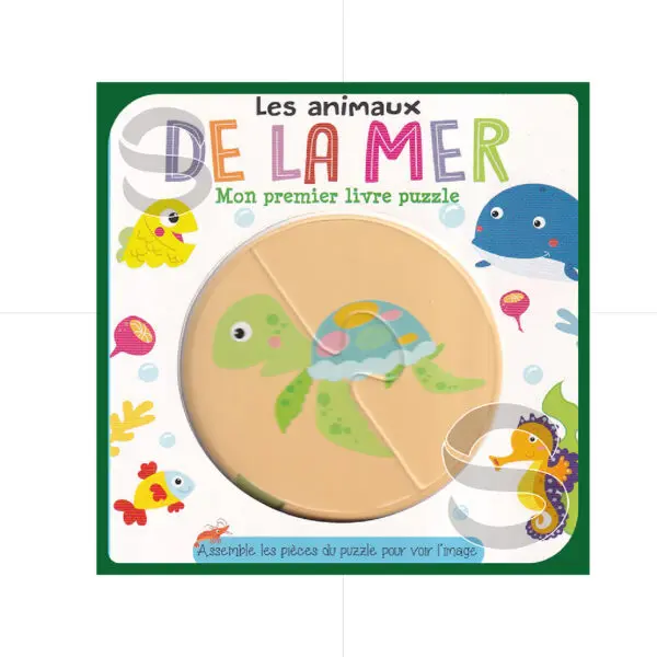 les animaux de la Mer -Mon Premier livre Puzzle