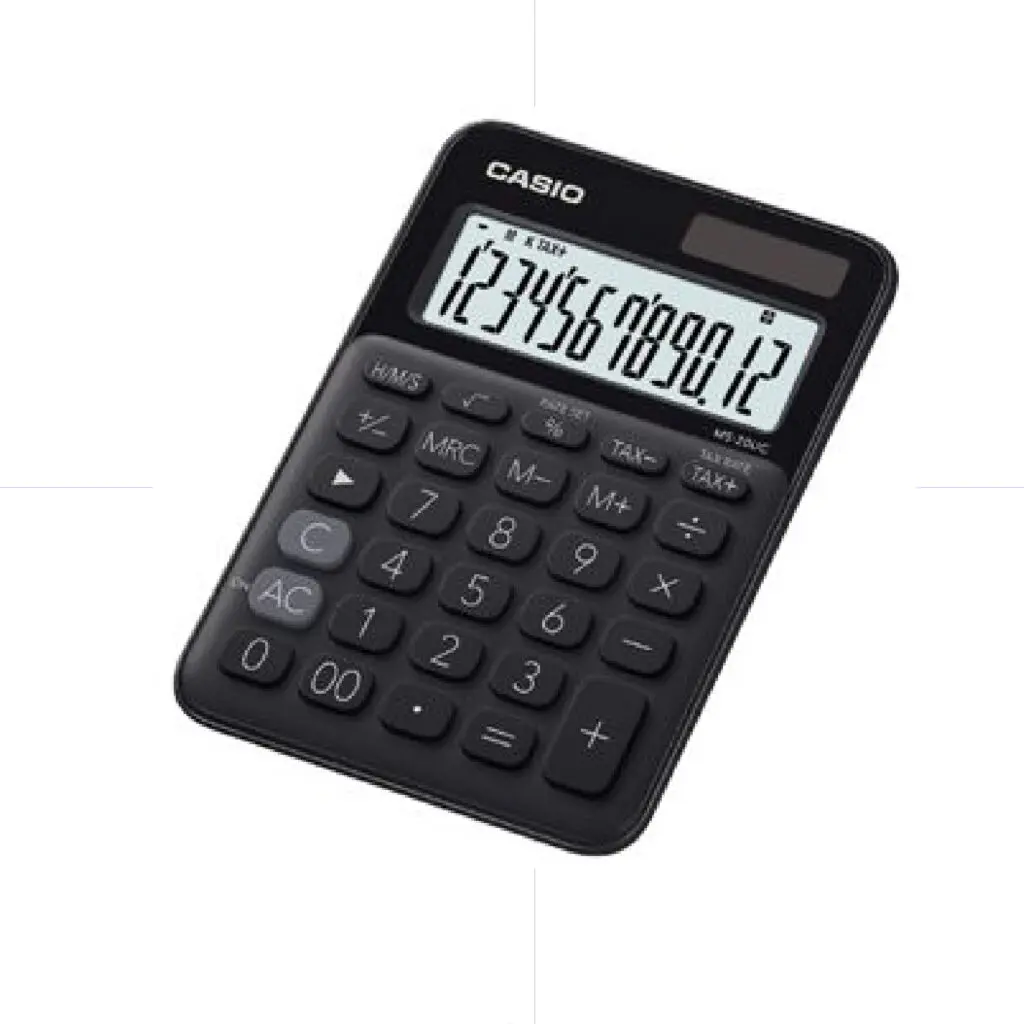 CASIO Calculator DJ-120D PLUS / 0-00-000 / 12 digits ORIGINAL الة حاسبة