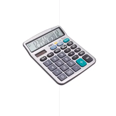Deli Calculator M19710 / 0-00 / 12 digits الة حاسبة