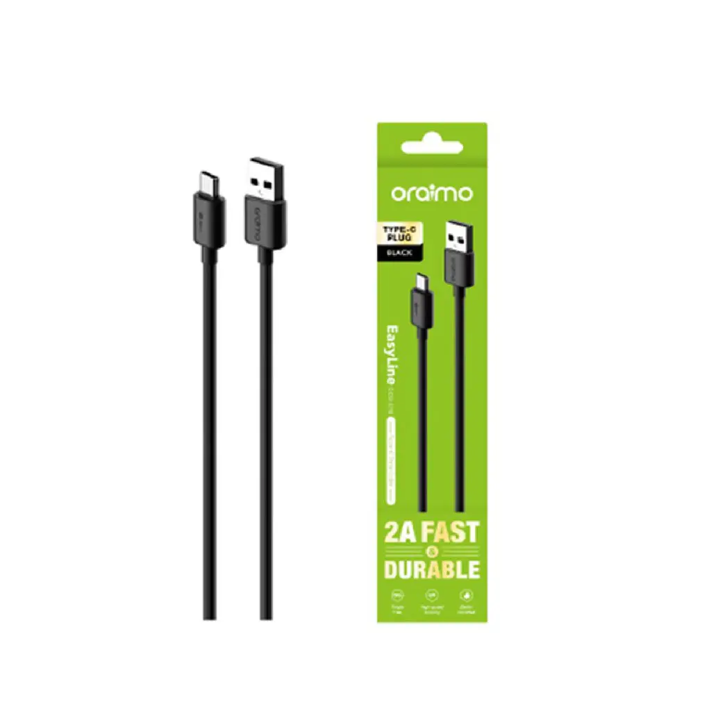 Oraimo Cable Type-C Plug 1m 2A Fast Charging OCD-C12