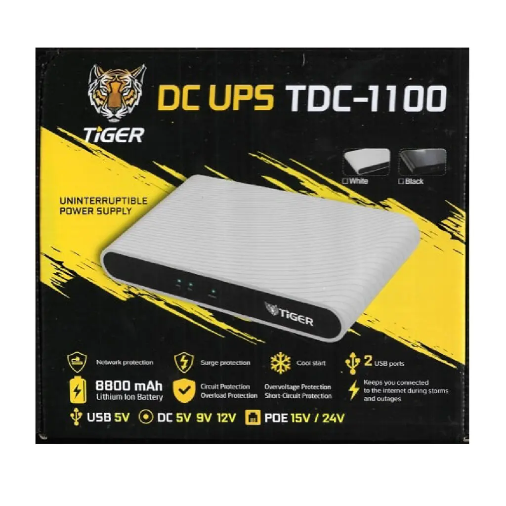 Tiger Mini DC UPS TDC-1100 10000MAH