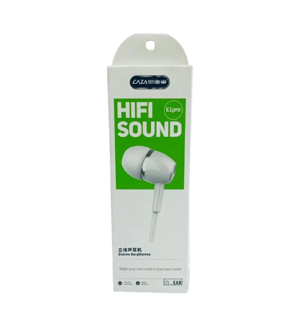 Wired Earphone E1 Pro HIFI Sound