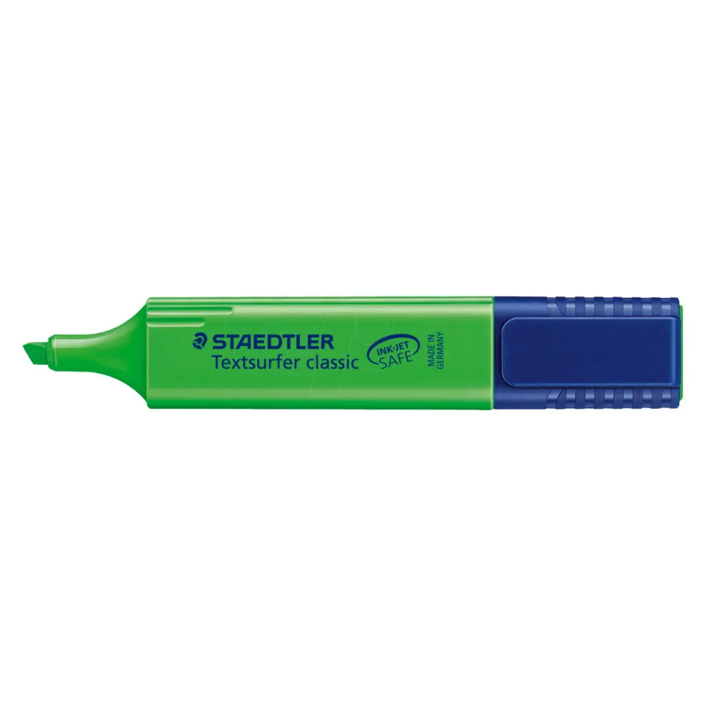Staedtler Highlighter Textsurfer Classic GREEN 364-5 قلم فوسفوري