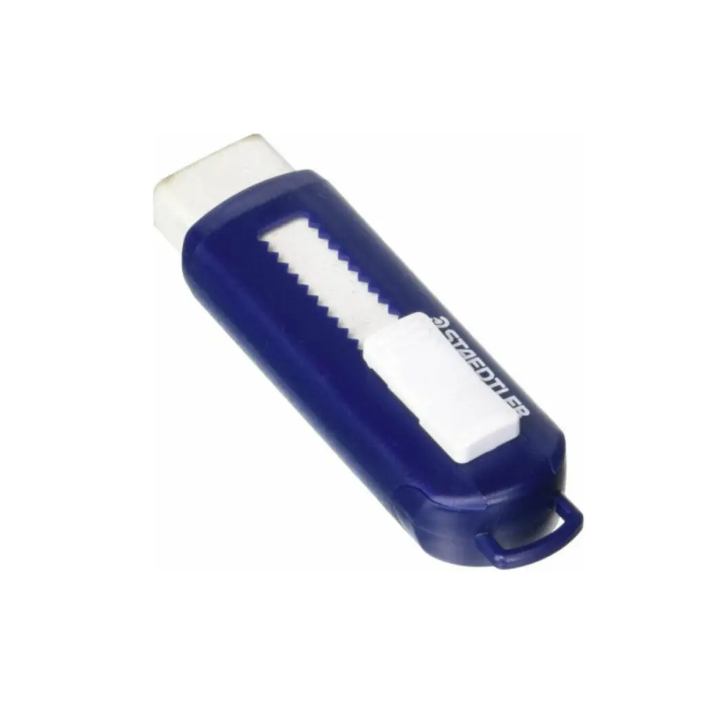 Staedtler Eraser With Sliding Plastic Sleeve / 525PS1 ممحاة