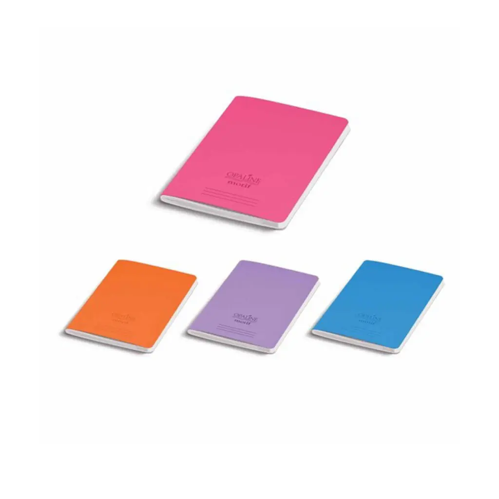 OPALINE Plastic University Notebook A4 Stitched 2 LINES 72sh 70g / BF-40777 دفتر شك جامعي