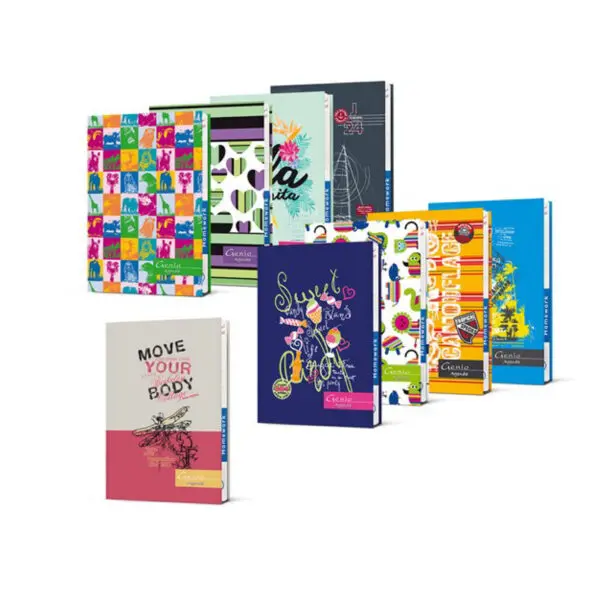 GENIO School Agenda Semi-Dated Soft Cov. 70g 12*17cm / BF-2707 مفكرة مدرسية نصف تاريخ