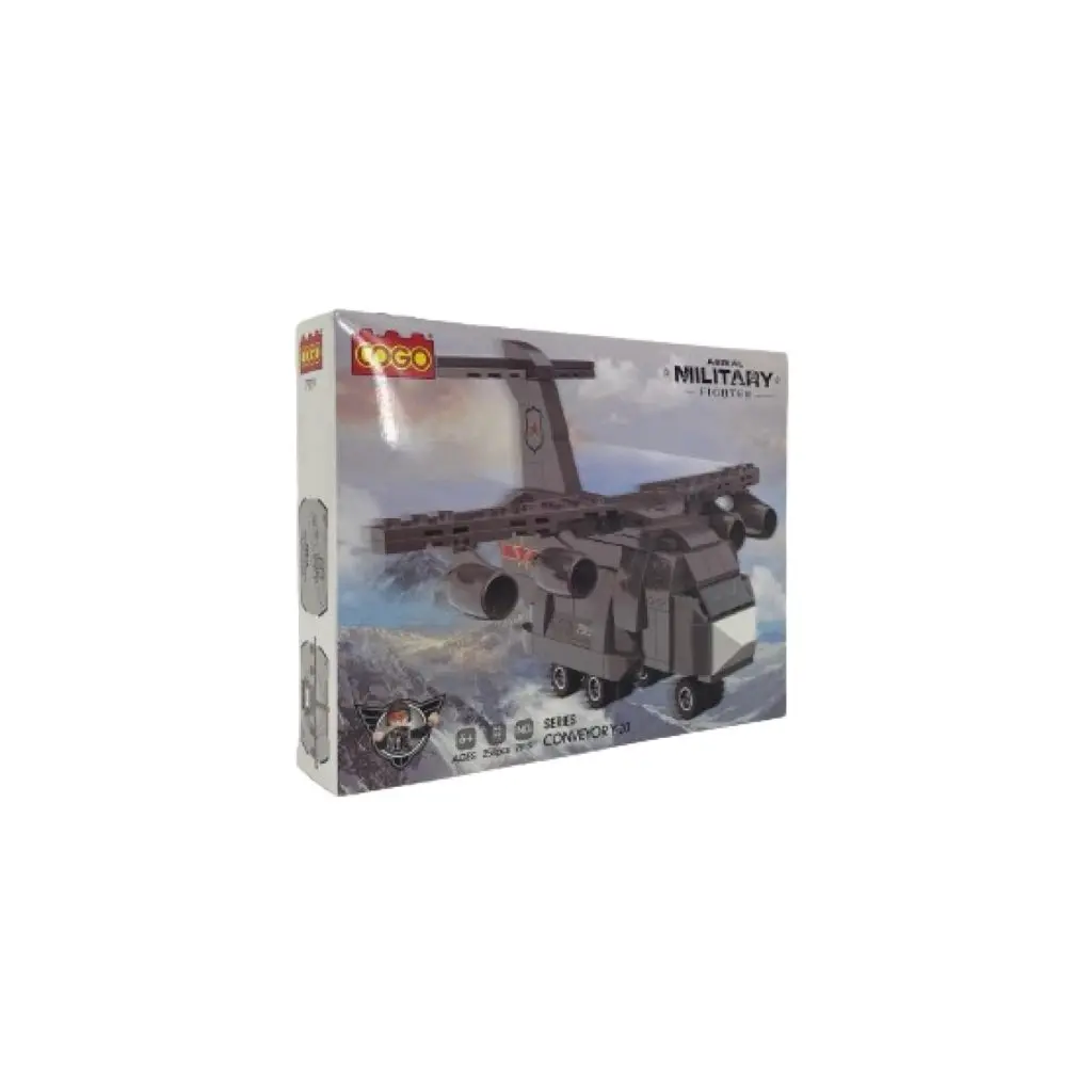 TOYS / Military Lego 258 Pcs 6+ / 7919 تركيب طيارة عسكرية