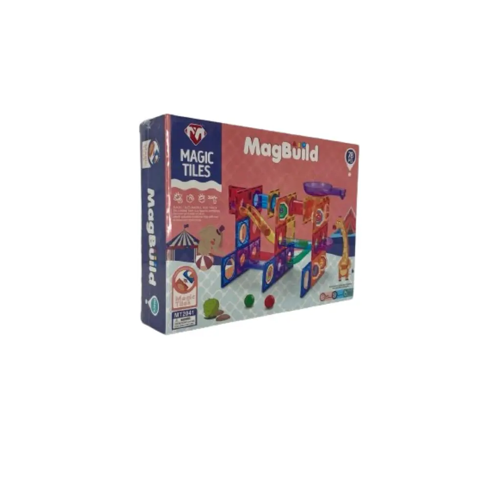 TOYS / Mag Build 78 Pcs 3+ / MT2041 لعبة تركيب وطابة