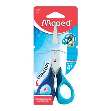 Maped Student Scissors Sensoft 13cm in Blister / 069300  مقص ولادي
