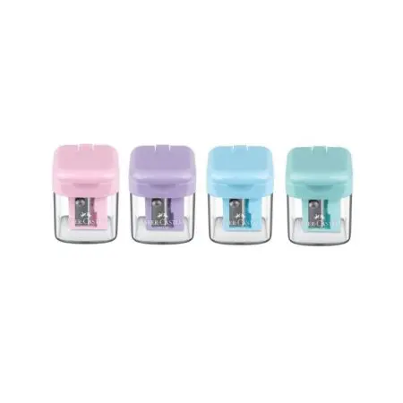 Faber Castell Sharpener Mini Box 1 Hole With Canister / 381924 مبراة
