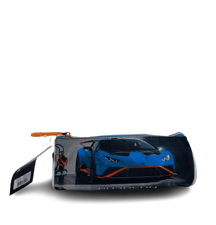 Rainbow Max 2024 Lamborghini Pencil Case Round Bl. / LMB01-623
