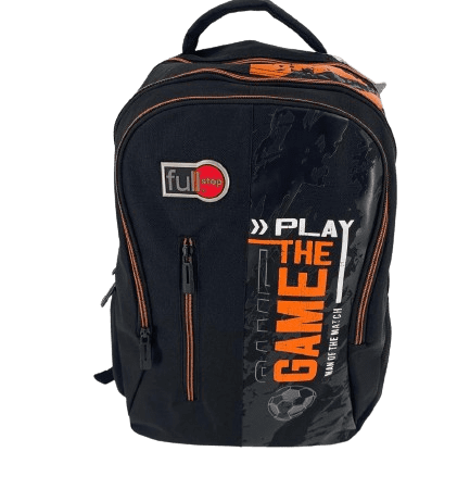 Rainbow Max 2024 Full Stop Backpack 18" 3 Comp. + Pencil Case Game / F24H1-3047