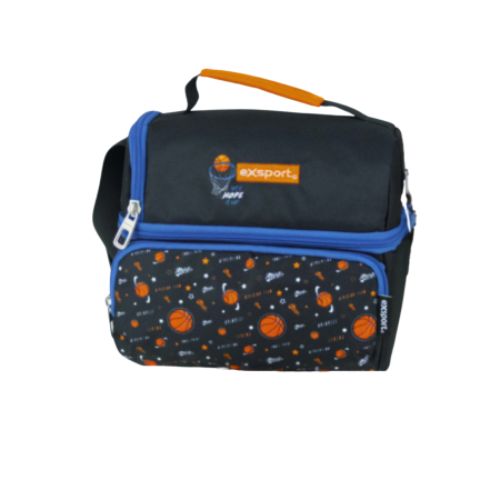 EXSPORT Lunch Bag Blended Basketball Thermal Top Op. + Front Pocket / 2526566