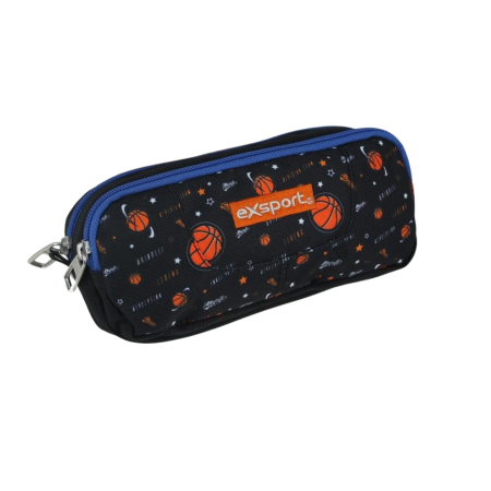 EXSPORT Pencil Case Blended Basketball 2 Comp. / 2526567