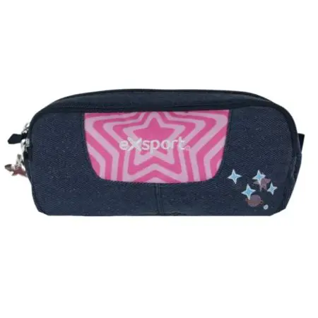 EXSPORT Pencil Case Jeans 2 Comp. / 2526254