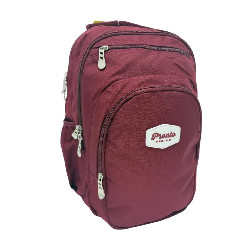 Pronto 2025 (Set 3 Pcs) Backpack 18" 4Zip. + LB + PC / K25183PL-ST طقم شنطة سادة