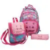 CLICK 2025 (Set 3 Pcs) Backpack 2Comp. + LB + PC طقم شنطة - Meow