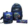 CLICK 2025 (Set 3 Pcs) Backpack 2Comp. + LB + PC طقم شنطة - Game
