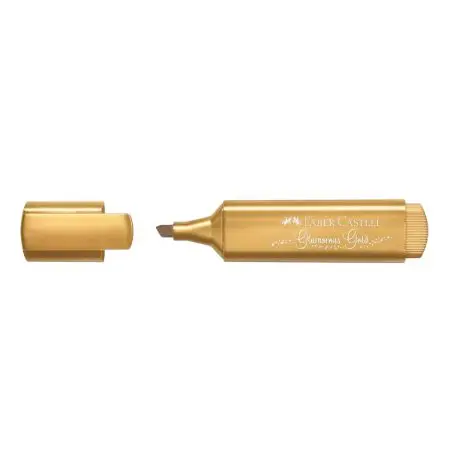 Faber Castell Highlighter 46 Metallic Glamorous Gold / 154650 قلم تمييز