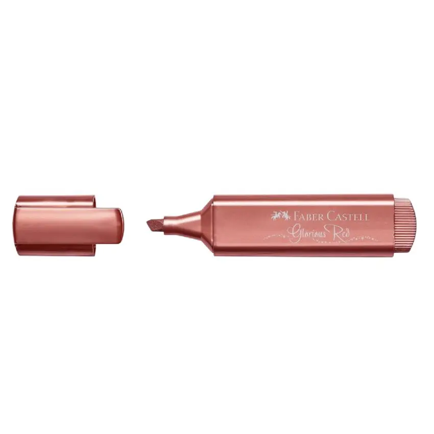 Faber Castell Highlighter 46 Metallic Glorious Red / 154673 قلم تمييز