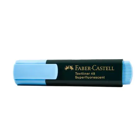 Faber Castell Highlighter 46 Super Fluo BLUE / 154652 قلم فوسفوري أزرق