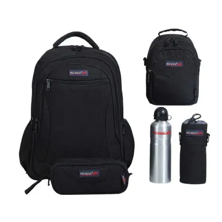 Red Rock 2025 (Set 4 Pcs) Backpack 18 3Comp. / 4258 Black