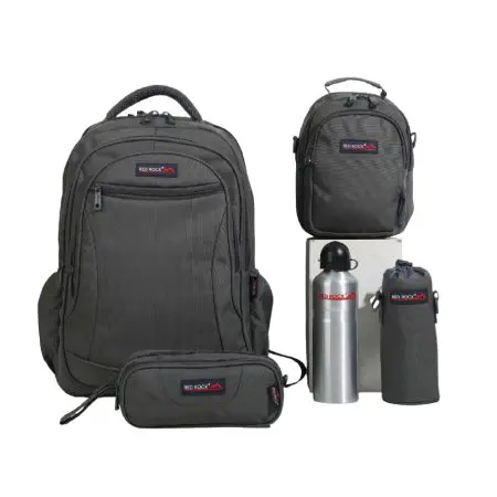Red Rock 2025 (Set 4 Pcs) Backpack 18" 3Comp. / 4260 Grey