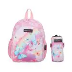 Red Rock 2025 (Set 2 Pcs) Backpack 12 1Comp.+1 With Bottle / 4288 Butterfly