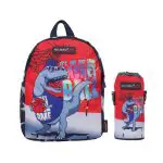 Red Rock 2025 (Set 2 Pcs) Backpack 11 1Comp. With Bottle / 4292 Dino