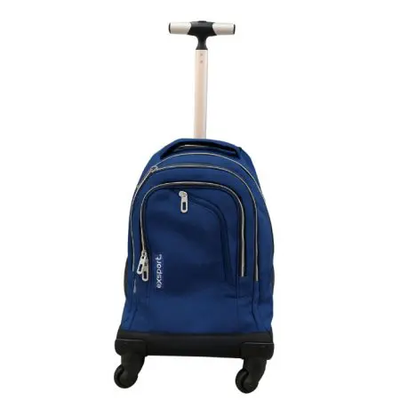EXSPORT Trolley School Backpack Plain Multiple Comp. 4wheels / 2526501