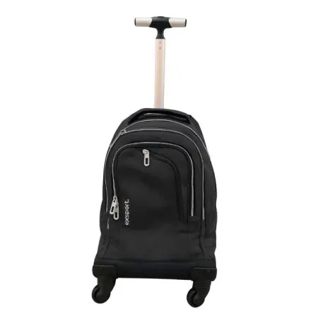 EXSPORT Trolley School Backpack Plain Multiple Comp. 4wheels / 2526501