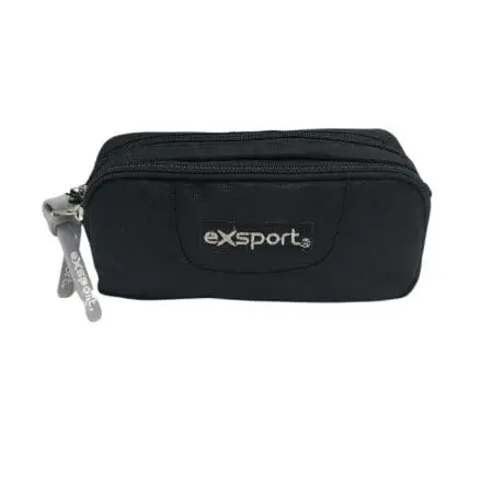 EXSPORT Pencil Case Plain 2 Comp. / 2526554