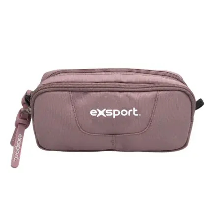EXSPORT Pencil Case Plain 2 Comp. / 2526554