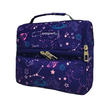 EXSPORT Lunch Bag Printed Thermal Top Op. + Front Zipper / 2526914