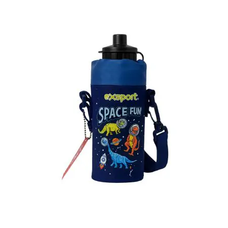 EXSPORT Kids Water Bottle With Case Dinosaur / 2526336