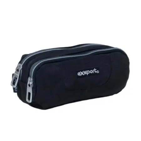 EXSPORT Pencil Case Plain 2 Comp. / 2526580