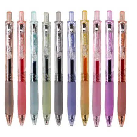 WRITECH Retractable Gel Pen W-099B 0.5 Purple قلم حبر كباس