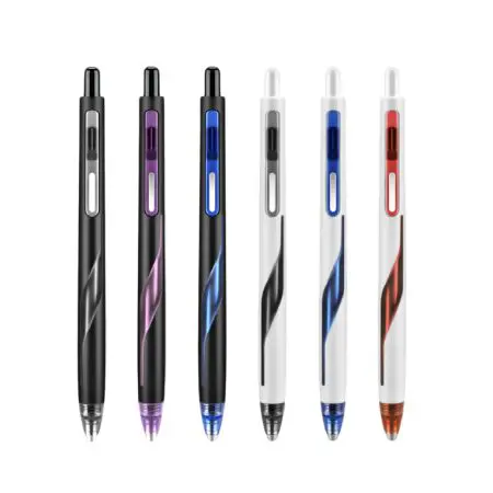 WRITECH Space Up Flash Retractable Gel Pen W-0157 0.7 Black قلم حبر كباس